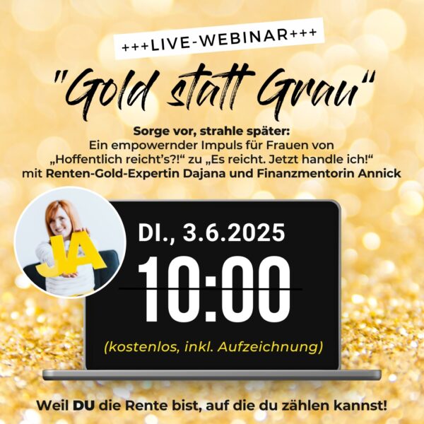Gold statt Grau