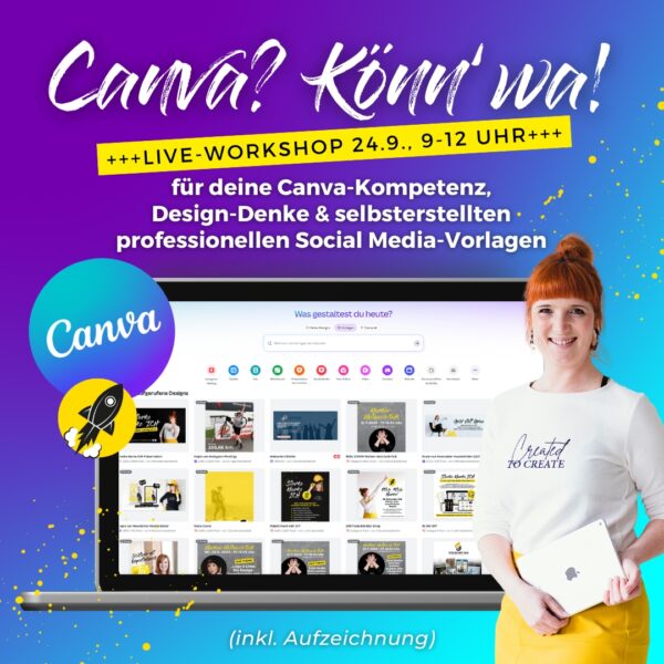 Canva? Könn' wa! – Live-Design-Workshop